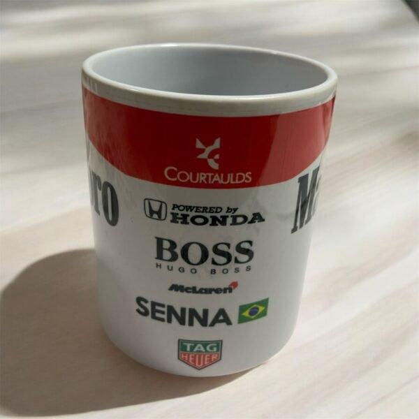 TAZA DE CERAMICA ayrton senna honda F1 - Image 2